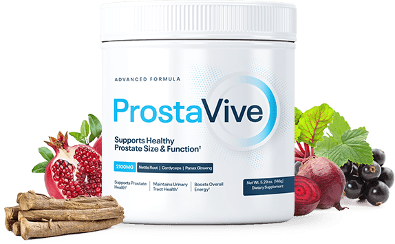 ProstaVive natural prostate supplement - clinically proven ingredients for optimal prostate health